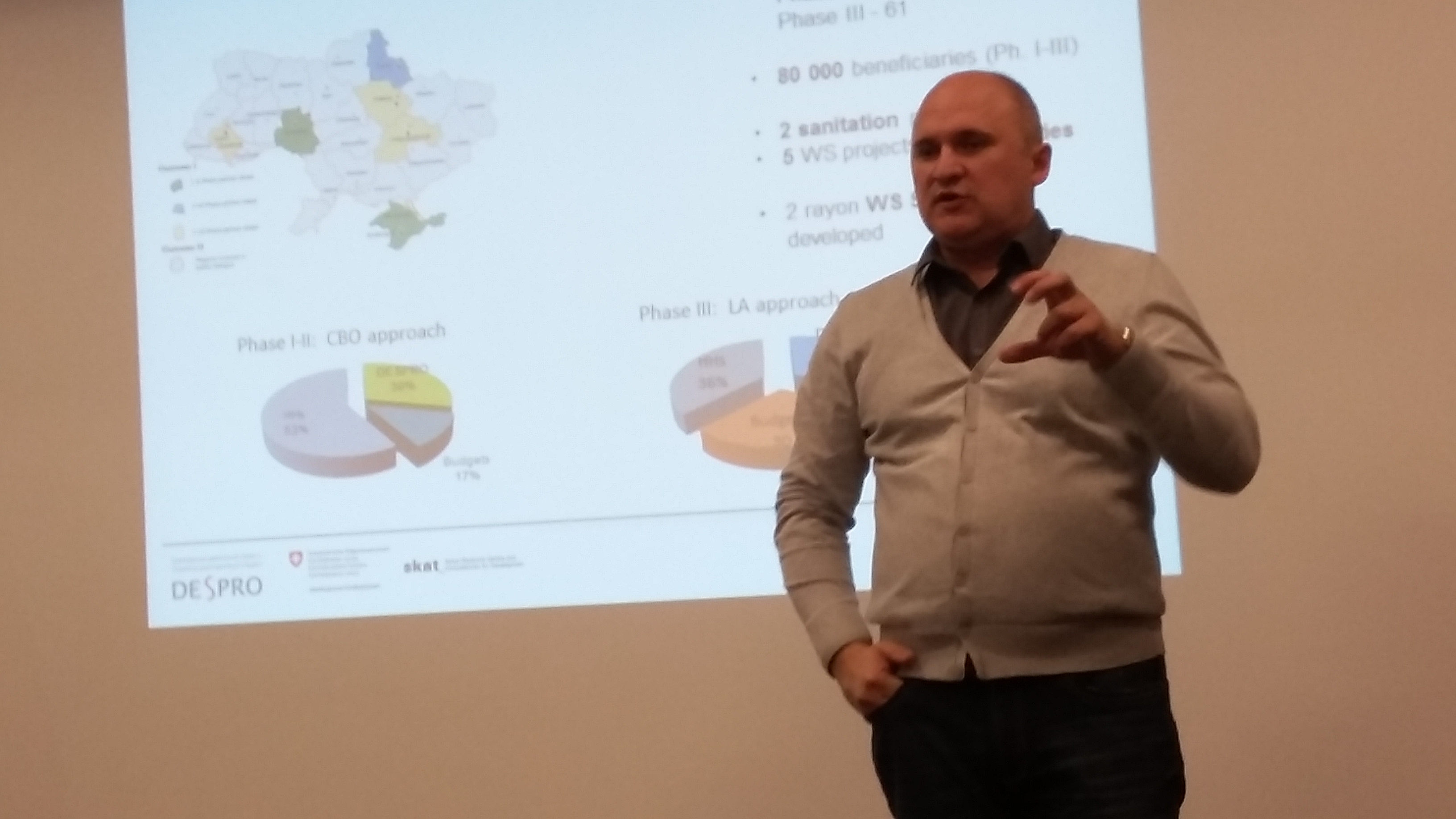 Проект DESPRO представив Україну на Регіональній Зустрічі фахівців у сфері водопостачання у Кишиневі, Молдова 1-2 жовтня 2015 Проект DESPRO представив Україну на Регіональній Зустрічі фахівців у сфері водопостачання у Кишиневі, Молдова 1-2 жовтня 2015